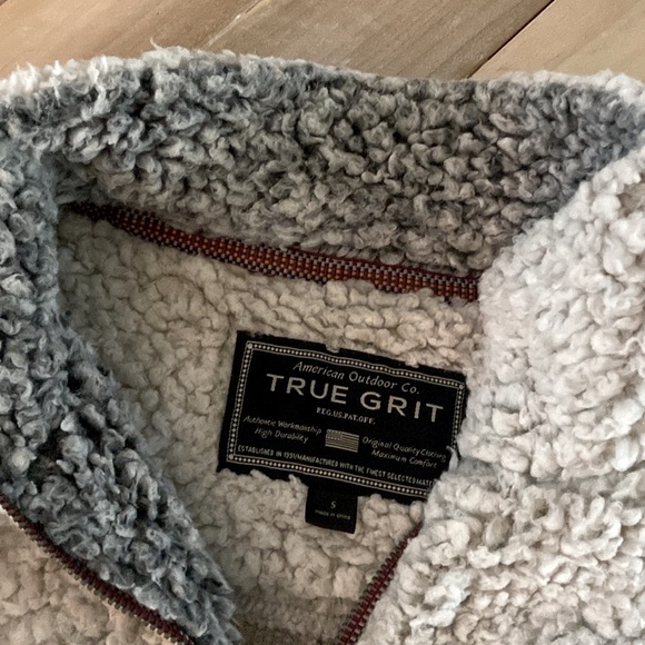 True Grit The Original Frosty Tipped Pullover Jacket Size Small - Picture 3 of 4